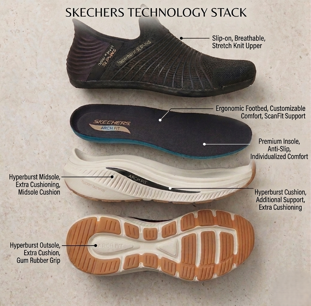 GO WALK Max Cushioning Hyper Burst